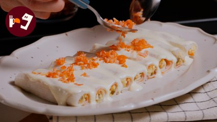 Canelones ligeros de verano sin horno, sin pasta y con muchas proteínas