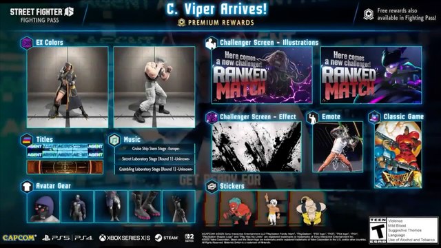 Street Fighter 6 Official C. Viper Arrives Fighting Pass Trailer
