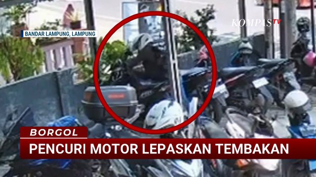 Detik-Detik Warga Gagalkan Curanmor di Bandar Lampung, Pelaku Tembakkan Senjata Api | BORGOL