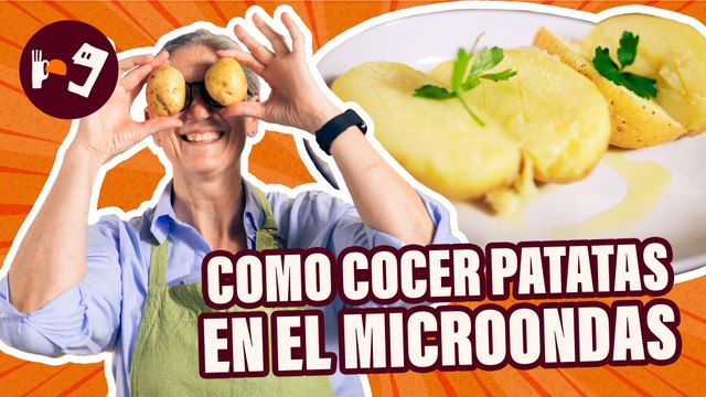Cómo cocer patatas en el microondas (para que te queden perfectas en diez minutos)