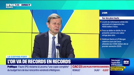 Le coffre-fort : L'or va de records en records - 29/09