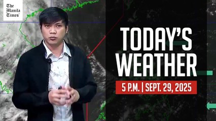 Today's Weather, 5 P.M. | Sept. 29, 2025