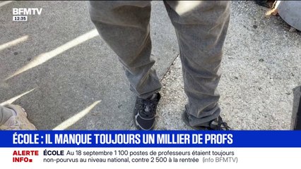 École: plus d'un millier de postes de professeurs toujours non-pourvus au niveau national