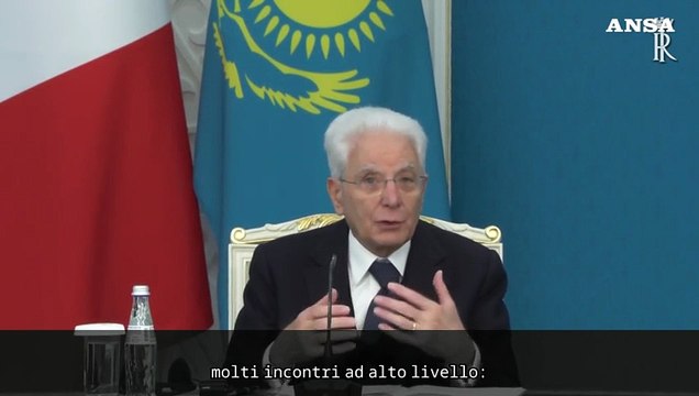 Mattarella in Kazakistan: Rapporti eccellenti fra i nostri Paesi, li svilupperemo