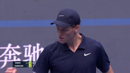 Pékin - Sinner écarte Marozsan et débarque dans le dernier carré