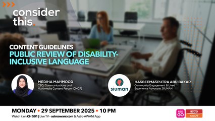 Consider This: Content Guidelines — Public Review of Disability-Inclusive Language