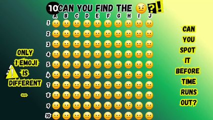 Can you find the different emoji? (P.13) ? 🤨