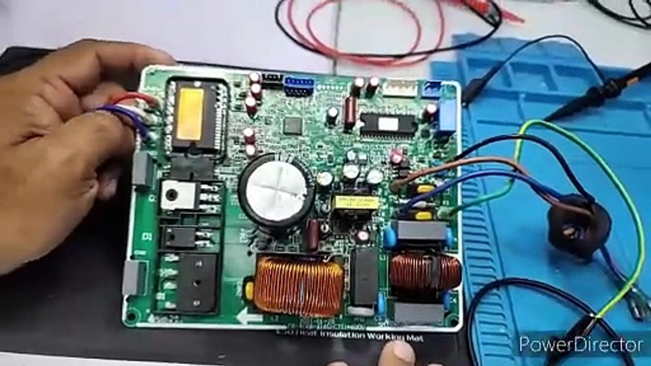 Enviro  Dc inverter ac No error code outdoor pcb compressor start nahi hota inverter pcb training#482