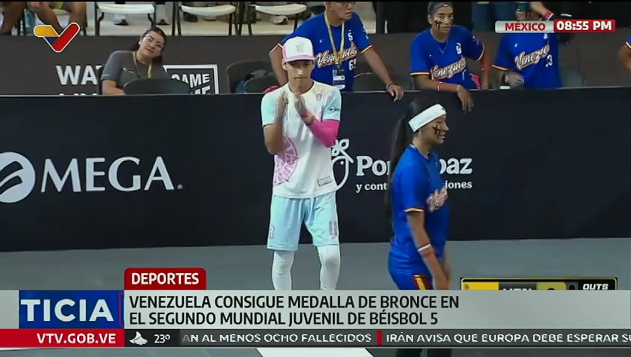 Venezuela consigue medalla de bronce en el Segundo Mundial Juvenil de Béisbol 5
