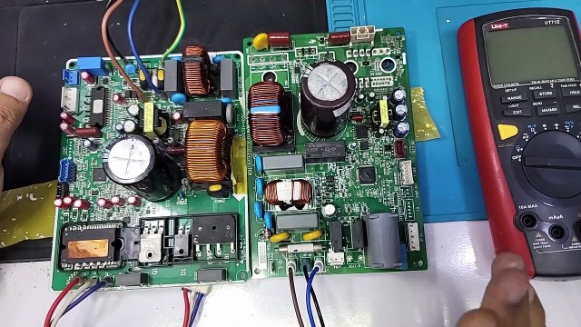 Gree Dc inverter ac E6 error code outdoor pcb Dc inverter Ac PCB Training center Babar Electronics #484