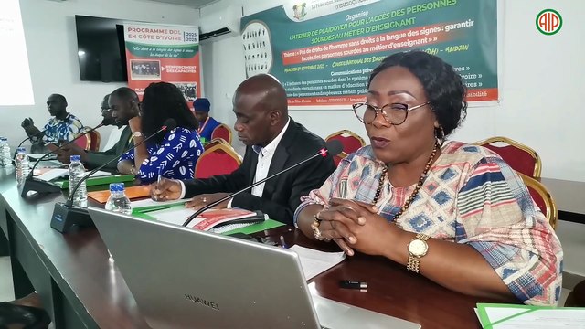 Région-Abidjan / Plaidoyer de la Fédération des personnes sourdes pour leur accès au métier d’enseignant