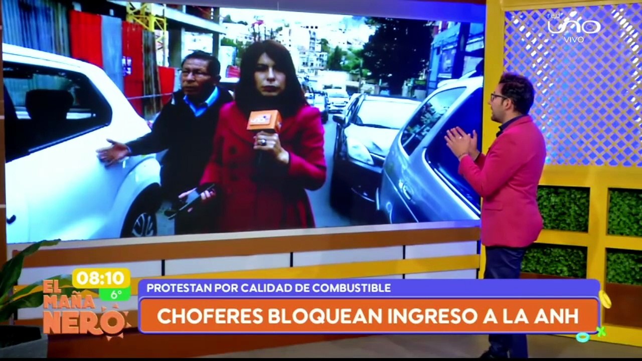 CHOFERES BLOQUEAN INGRESO DE LA ANH