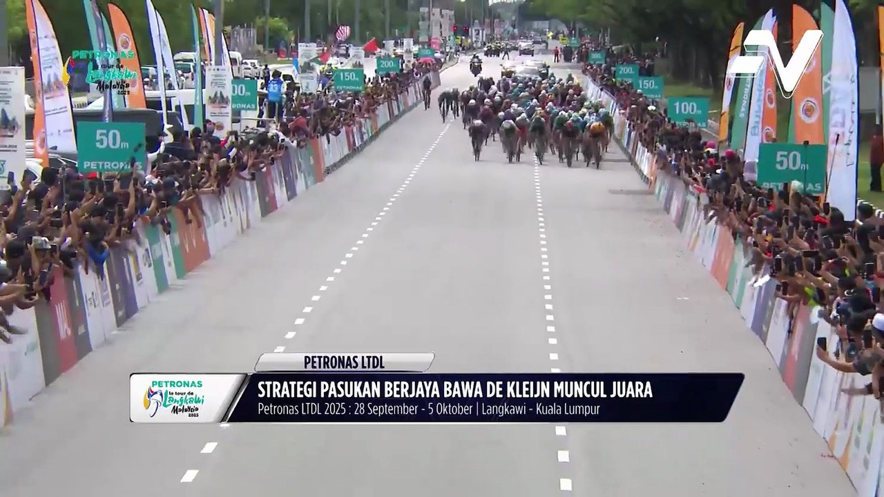 Arvid De Kleijn daripada pasukan Tudor Pro Cycling takluk peringkat kedua LTDL 2025