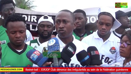 JORJOF Basket Club dénonce des irrégularités au sein de la Fédération guinéenne