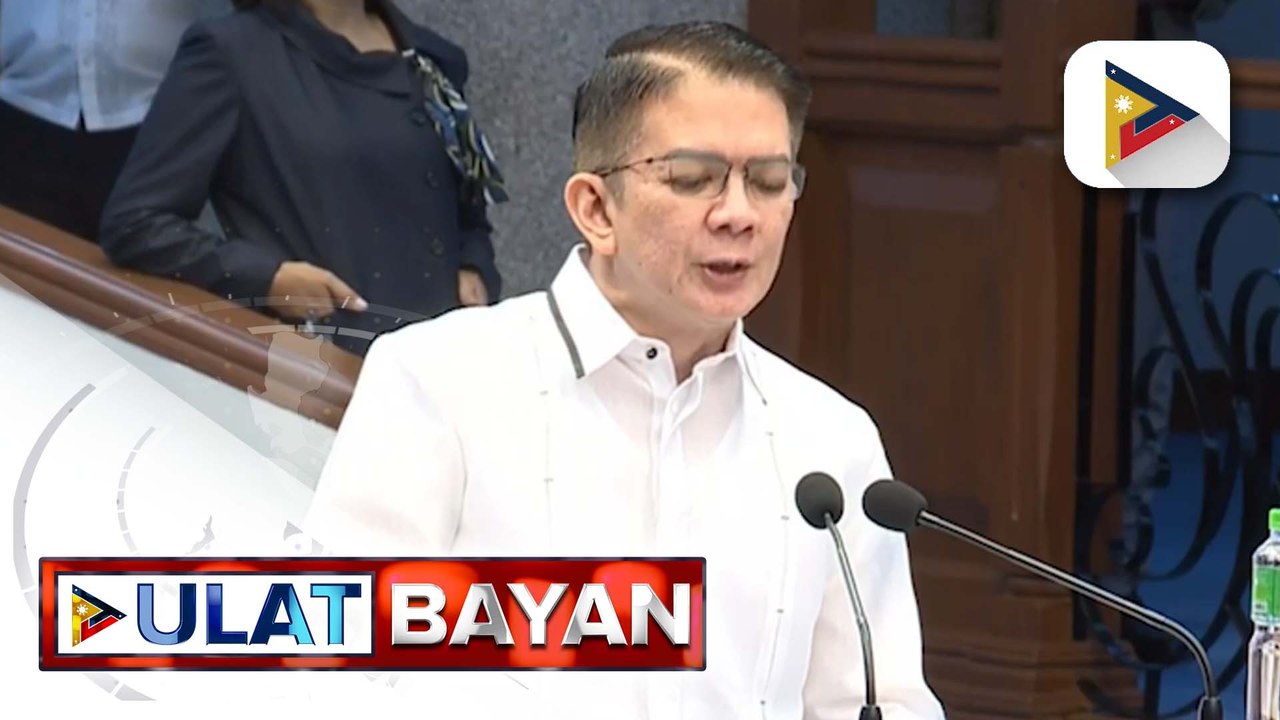 Sen. Escudero, pinasaringan si dating House Speaker Romualdez; Rep. Romualdez, tinawag na 'DDS script' ang talumpati ni Escudero | ulat ni Daniel Manalastaas