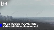 Forces ukrainiennes: Mi-28 russe détruit, images de frappe précise et explosion en vol