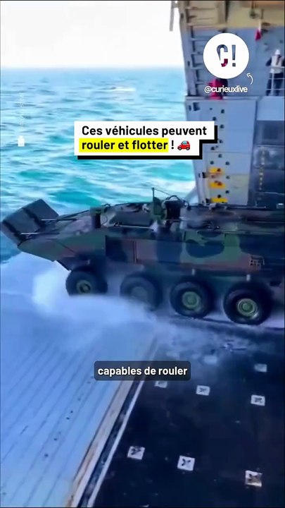 Un véhicule qui roule et qui flotte en même temps ?