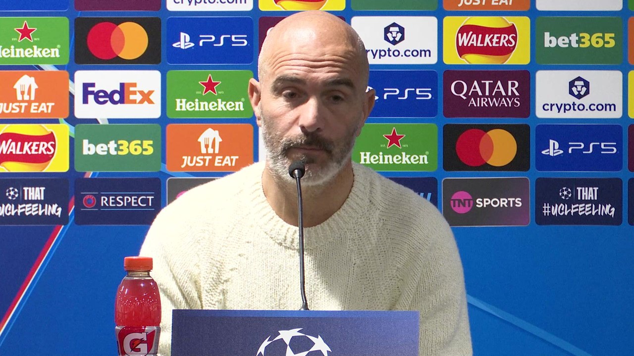 Maresca on Benfica and building champions league points