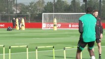 Liverpool training ahead of Champions League trip to Galatasaray