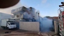 Família perde casa em incêndio causado por vazamento de gás