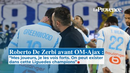 "L’OM peut exister dans cette Ligue des champions", lance Roberto De Zerbi avant l'Ajax