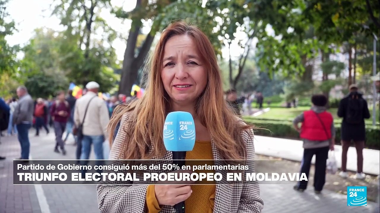 Informe desde Chisinau: oficialismo celebra resultados de elecciones parlamentarias
