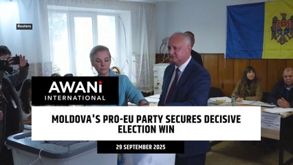 Moldova's Pro-EU party secures decisive election win