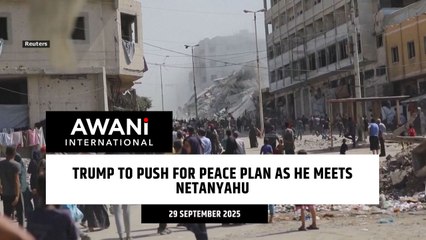 Trump to push for peace plan as he meets Netanyahu