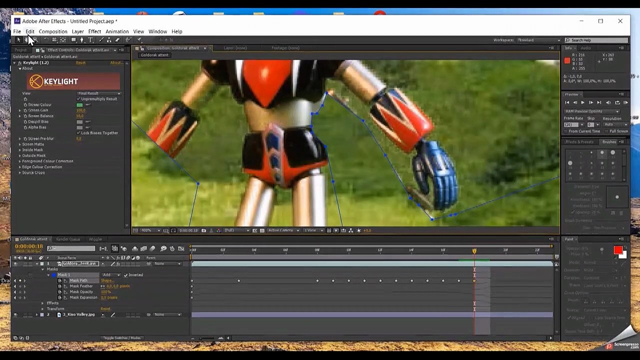 Making of Goldorak atterrit_60FPS