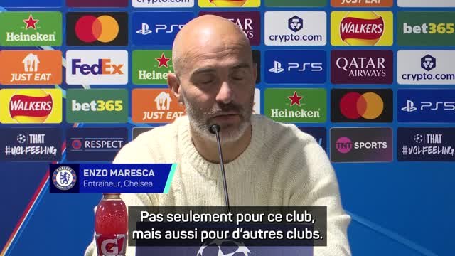 Chelsea - Maresca : Un privilège d’affronter José Mourinho