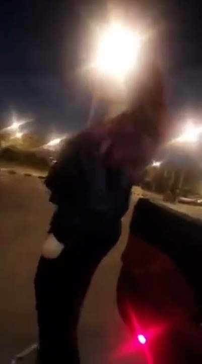 زوجة أحمد الفيشاوي تثير الجدل برقصها في الشارع