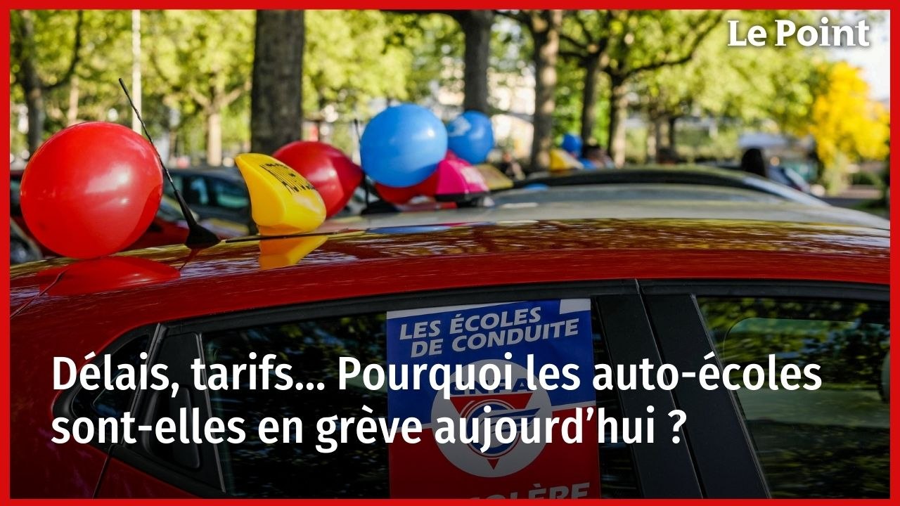 Délais, tarifs… Pourquoi les auto-écoles sont-elles en grève aujourd’hui ?
