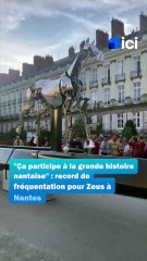 Record de fréquentation pour Zeus, le cheval mécanique des Jeux Olympiques, à Nantes