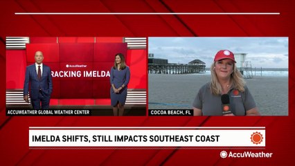 Imelda shifts but still impacts the Southeast coast