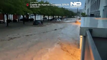 İspanya’da ani seller yolları kapattı, evler sular altında