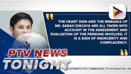 Gesture, demeanor of Discayas shows insincerity and complacency according to DOJ | via Louisa Erispe