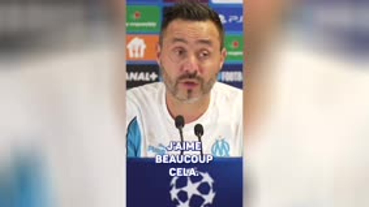 Marseille - De Zerbi en est persuadé, "l'OM peut exister" en Ligue des champions !