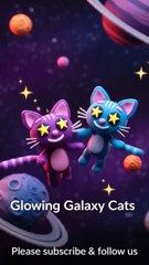 Glowing ⭐ Galaxy Cats & Cats in the Festival