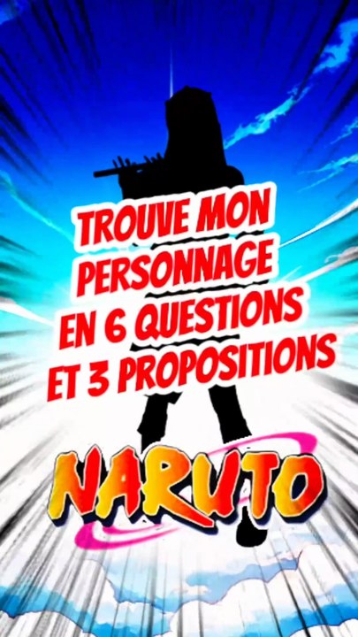 Trouve mon personnage de NARUTO en 6 questions et 3 propositions FEAT momodeste