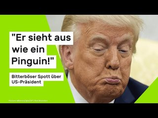 "Er sieht aus wie ein Pinguin!" Bitterböser Spott über US-Präsident überschwemmt das Netz