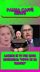 Lacrime in tv per Katia Ricciarelli “Pippo mi ha tradita”