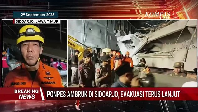 Musala Ponpes Al Khoziny di Sidoarjo Ambruk, Kakansar Surabaya Ungkap Kendala Evakuasi Korban