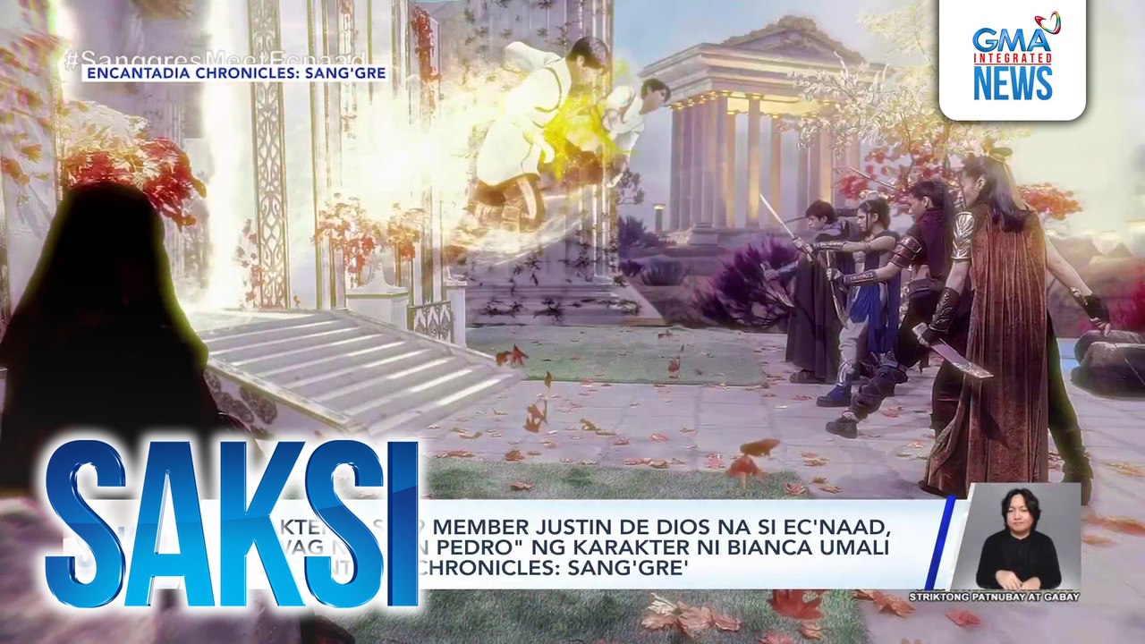 Karakter ni SB19 member Justin De Dios na si Ec'naad, tinawag na "San Pedro" ng karakter ni Bianca Umali sa 'Encantadia Chronicles: Sang'gre' | Saksi