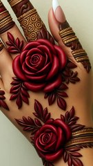 best rose henna design #henna tattoo # mehndi
