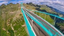 World’s highest bridge unveiled at more than 2,000ft above ground