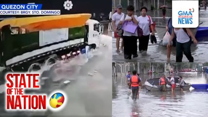 Ulang dala ng thunderstorms, nagpabaha ulit sa ilang lugar sa Metro Manila | SONA