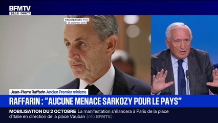 Condamnation de Nicolas Sarkozy: "Je pense que c'est une mauvaise décision, un mauvais droit", déclare Jean-Pierre Raffarin
