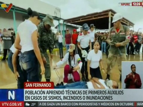 Masiva participación apureña en el Simulacro Nacional de Protección Civil