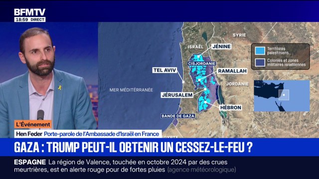 Vers un accord de paix à Gaza? Il y a une volonté énorme de la part d'Israël d'en finir avec cette guerre , assure le porte-parole de l'ambassade d'Israël en France