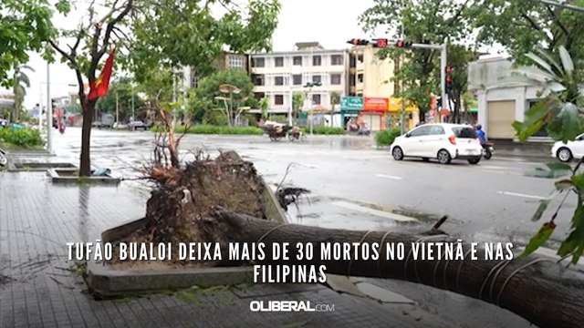 Tufão Bualoi deixa mais de 30 mortos no Vietnã e nas Filipinas